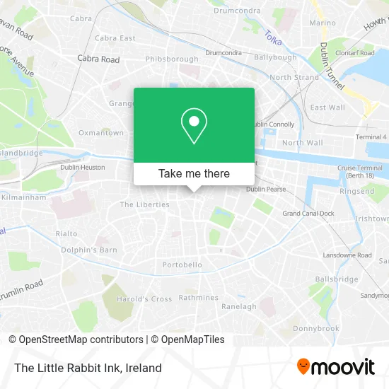 The Little Rabbit Ink map