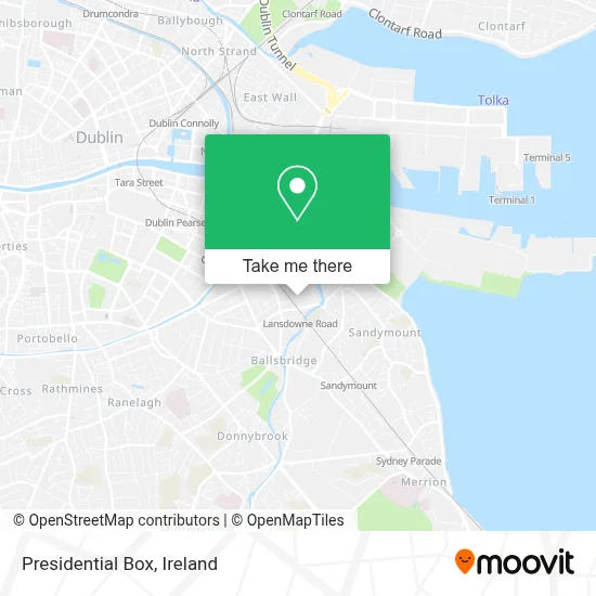 Presidential Box map