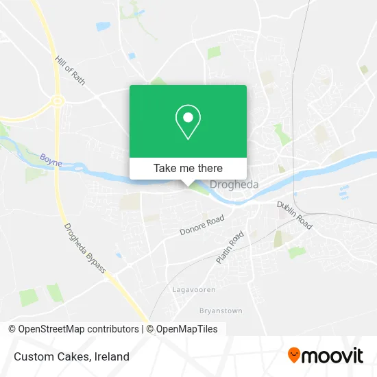 Custom Cakes map