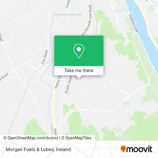 Morgan Fuels & Lubes map