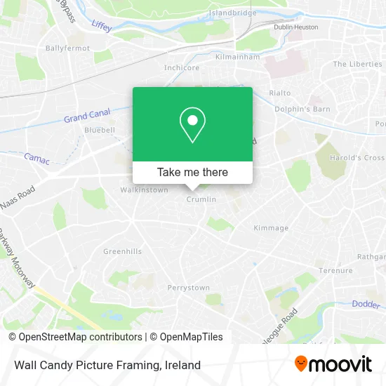 Wall Candy Picture Framing map