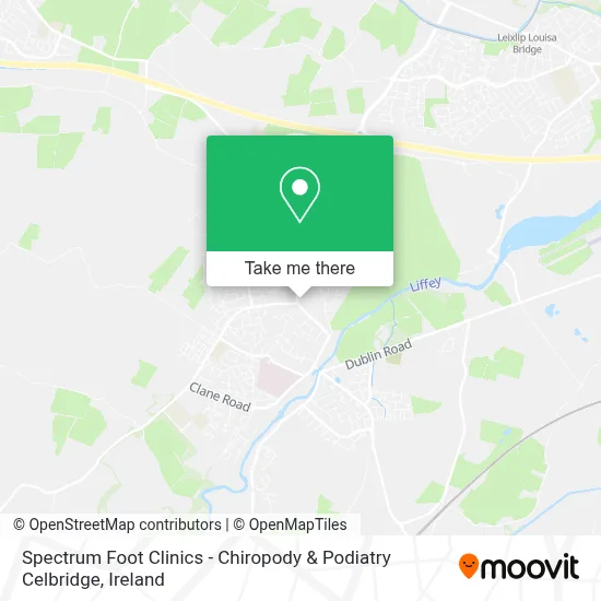 Spectrum Foot Clinics - Chiropody & Podiatry Celbridge map