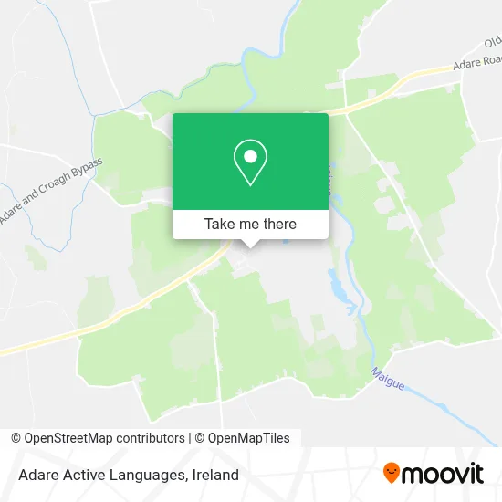 Adare Active Languages map