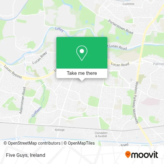 Five Guys map