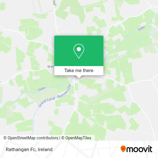 Rathangan Fc map