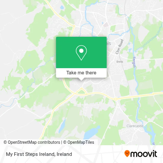 My First Steps Ireland map