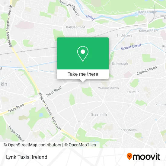 Lynk Taxis map