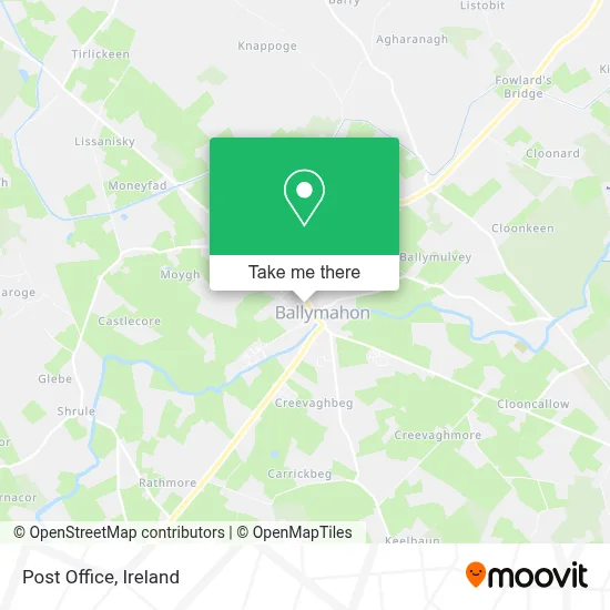 Post Office map