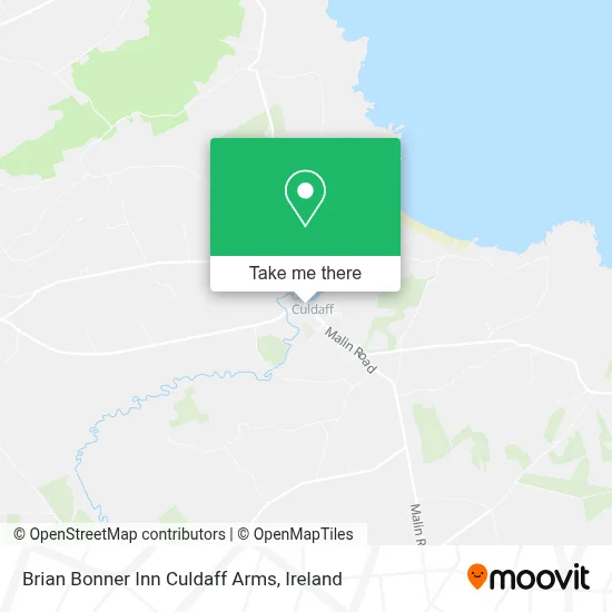 Brian Bonner Inn Culdaff Arms map
