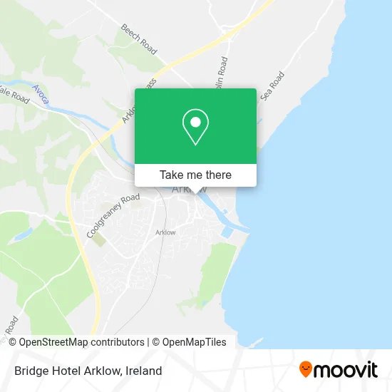 Bridge Hotel Arklow map