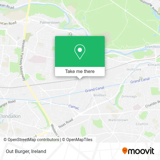 Out Burger map
