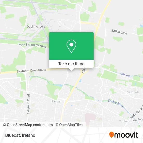 Bluecat map