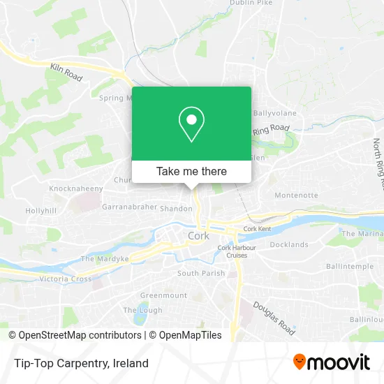 Tip-Top Carpentry map