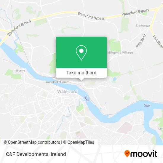 C&F Developments map