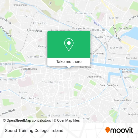 Sound Training College map