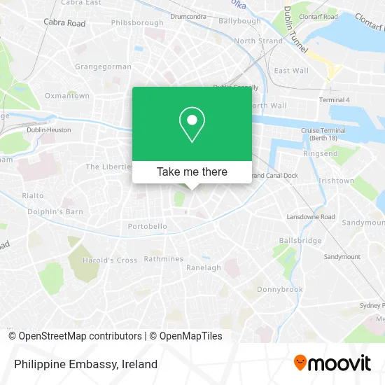 Philippine Embassy map