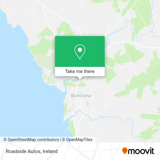 Roadside Autos map
