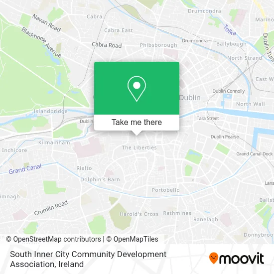 South Inner City Community Development Association map