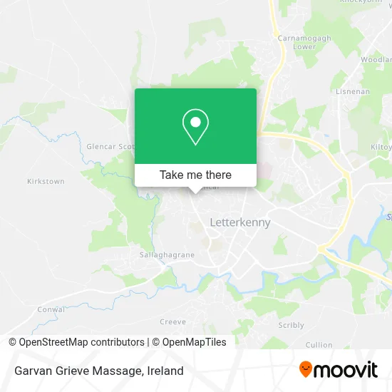 Garvan Grieve Massage map
