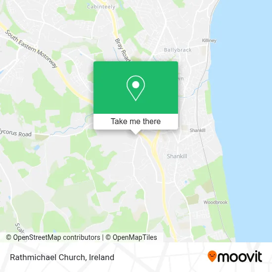 Rathmichael Church map
