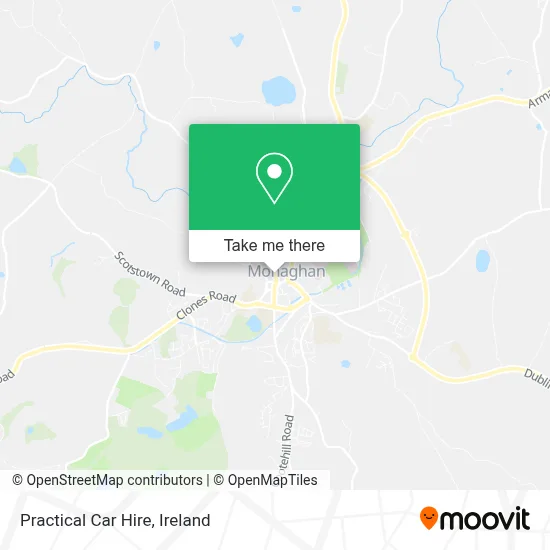 Practical Car Hire map