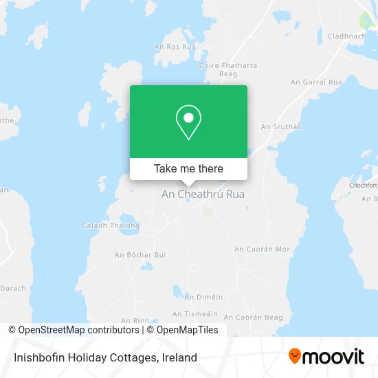 Inishbofin Holiday Cottages map