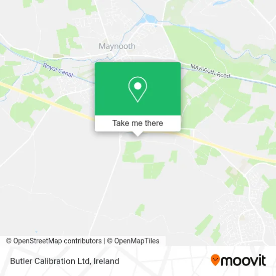 Butler Calibration Ltd map