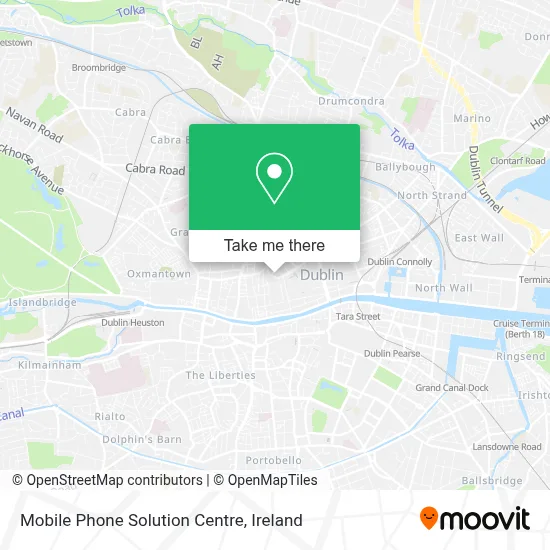 Mobile Phone Solution Centre map