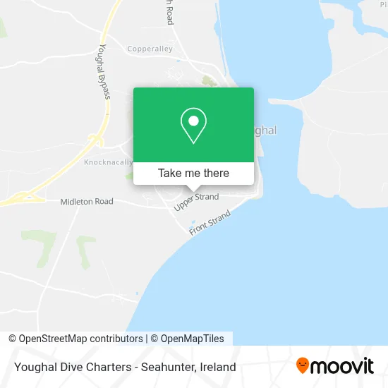 Youghal Dive Charters - Seahunter map