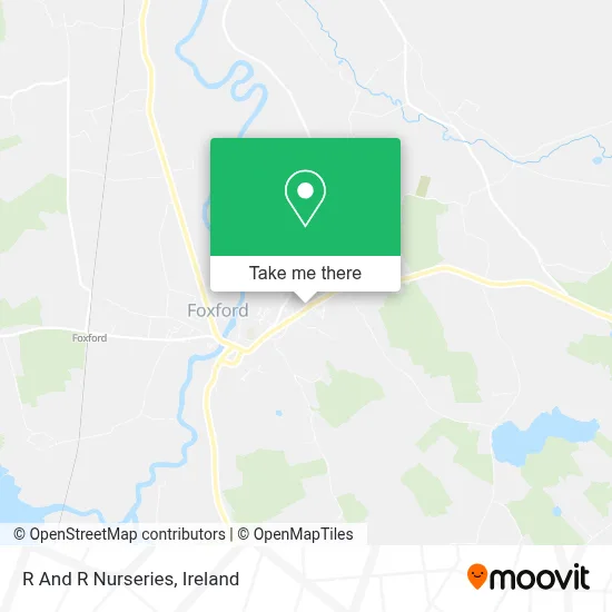 R And R Nurseries map