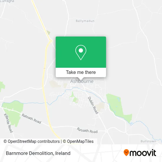 Barnmore Demolition map