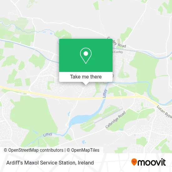 Ardiff's Maxol Service Station map