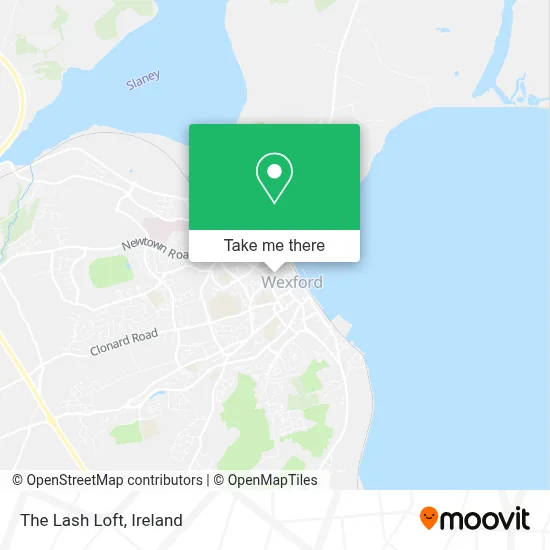 The Lash Loft map