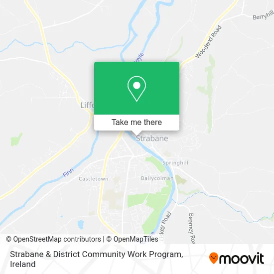 Strabane & District Community Work Program map