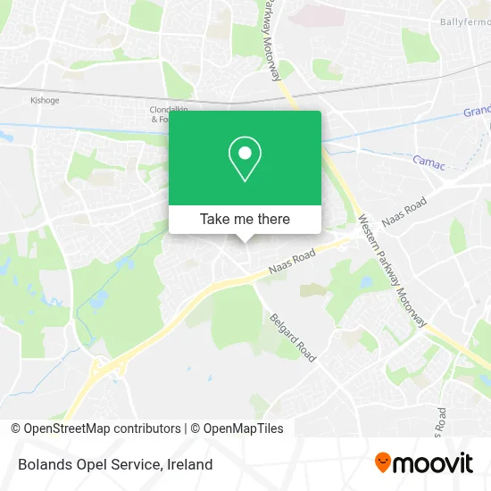 Bolands Opel Service map