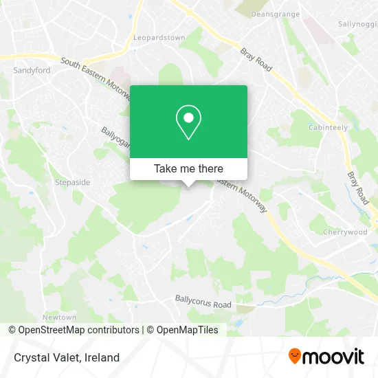 Crystal Valet map