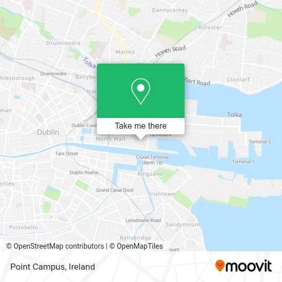 Point Campus map