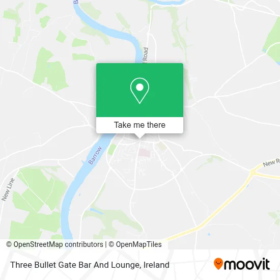 Three Bullet Gate Bar And Lounge map