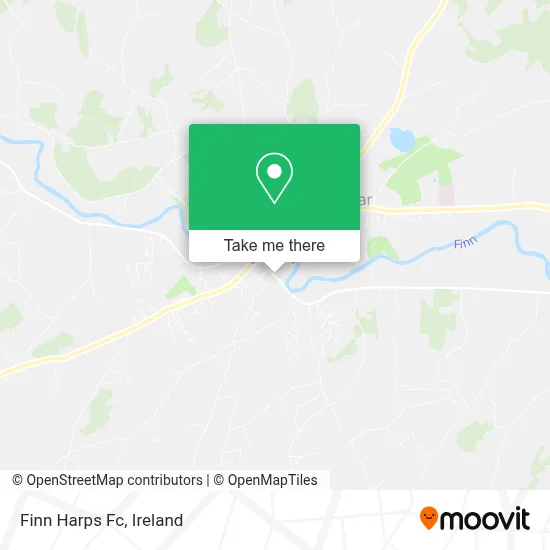 Finn Harps Fc map