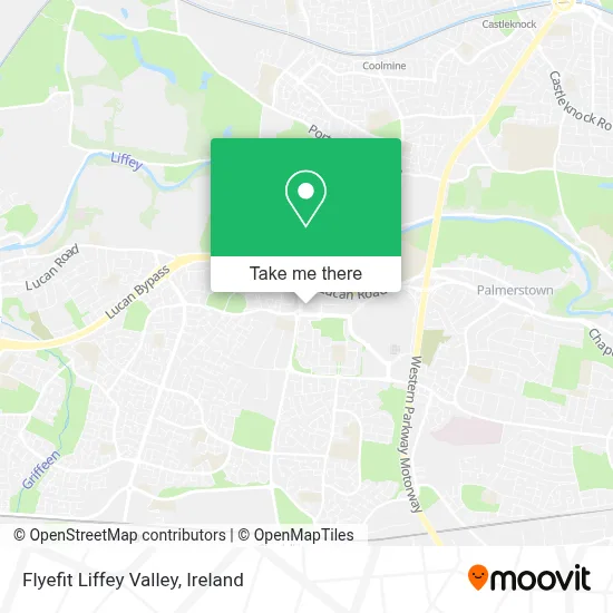 Flyefit Liffey Valley map