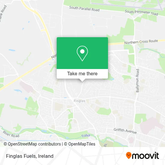 Finglas Fuels map
