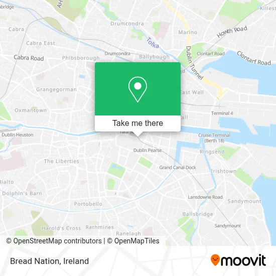 Bread Nation map