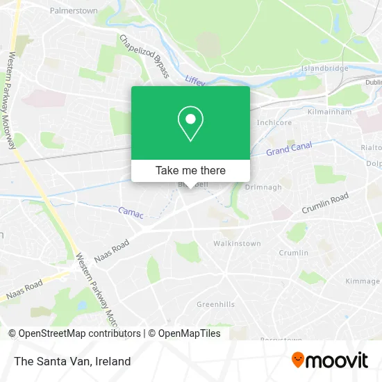 The Santa Van map