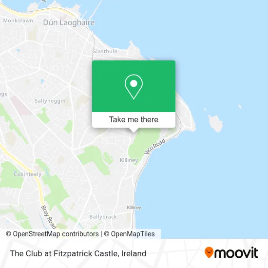 The Club at Fitzpatrick Castle map