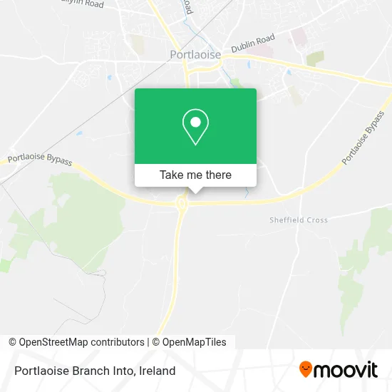 Portlaoise Branch Into map
