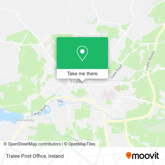 Tralee Post Office map