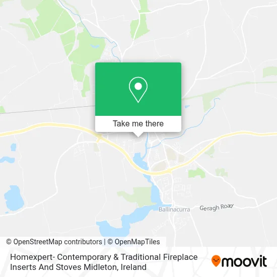 Homexpert- Contemporary & Traditional Fireplace Inserts And Stoves Midleton map