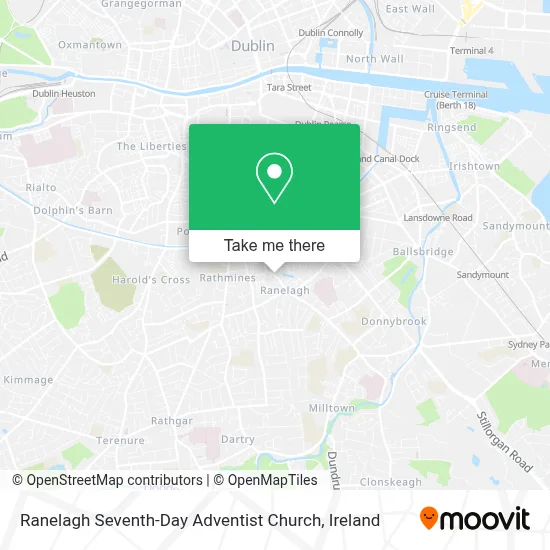 Ranelagh Seventh-Day Adventist Church map
