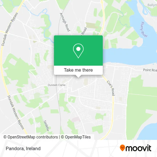 Pandora map