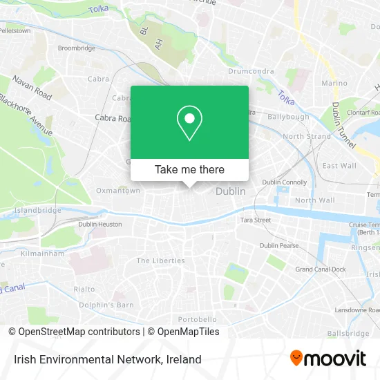 Irish Environmental Network map